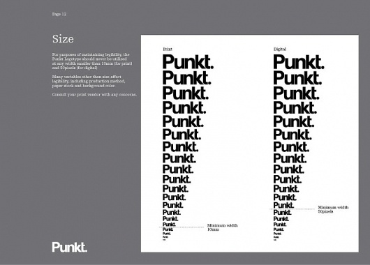 Rosie Lee - Punkt. Branding #logo #identity #guidelines #branding