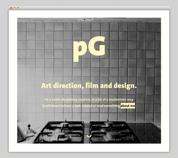 Peter Gosens #website #layout #design #web