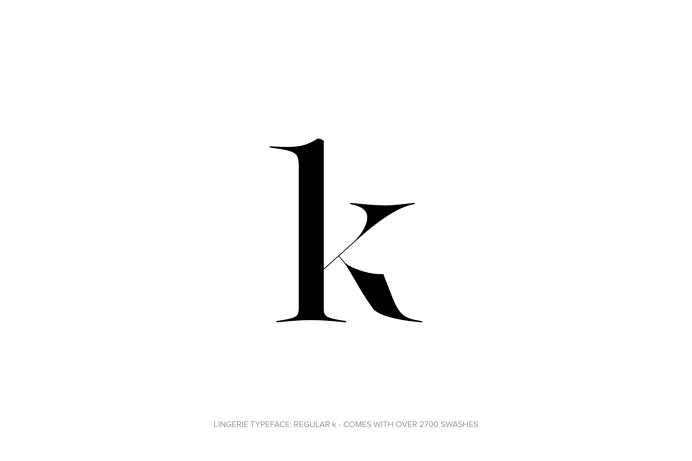 Lingerie Typeface - The Most Advanced Typeface For Fashion And Luxury by Moshik Nadav Typography #Lingerie #Typeface #Fashion #FashionTypogr