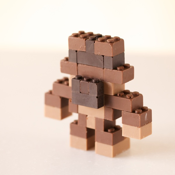 CHOCOLATE LEGO:ACGUY on Behance #chocolate #toys #lego