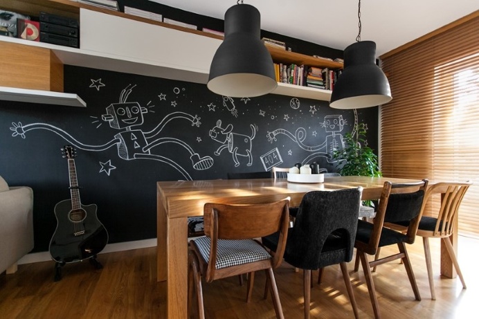lounge and kitchen open space #interiordesign