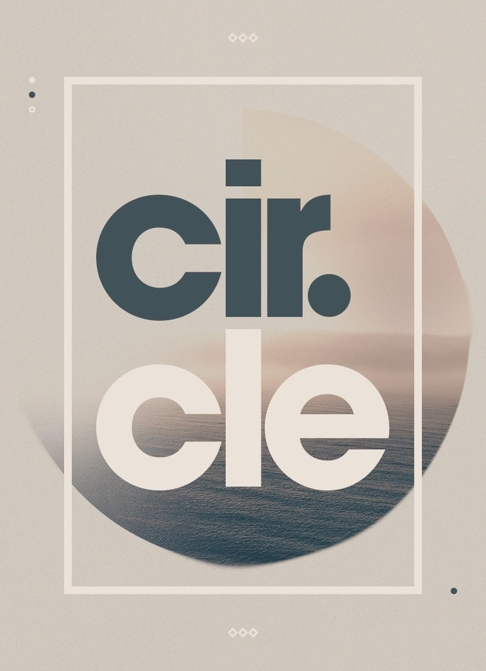 Circle #design #simple #sea #minimal #art #poster #circle