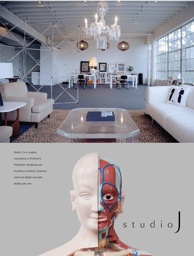 Studio J Advertising - Mr Miles Johnson #interior #j #design #portland #advertising #direction #studio #art #face #magazine #typography
