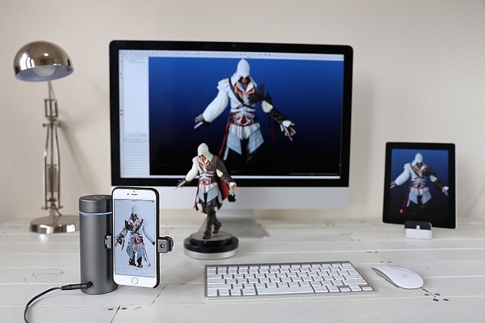 Get the power of a $20,000 3D scanner in a cellphone attachment. Perfect for #artists, #graphic #designers, or just #tech junkies who apprec