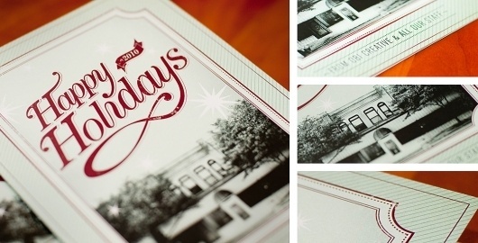 Print : Adam Casey Design #card #print #design #christmas #promotion #typo #typography
