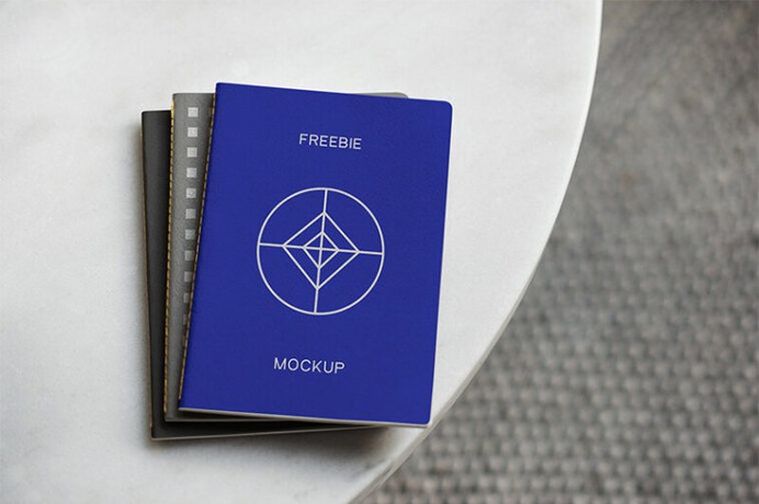 Photo Realistic Notebook PSD Mockup, Smashmockup