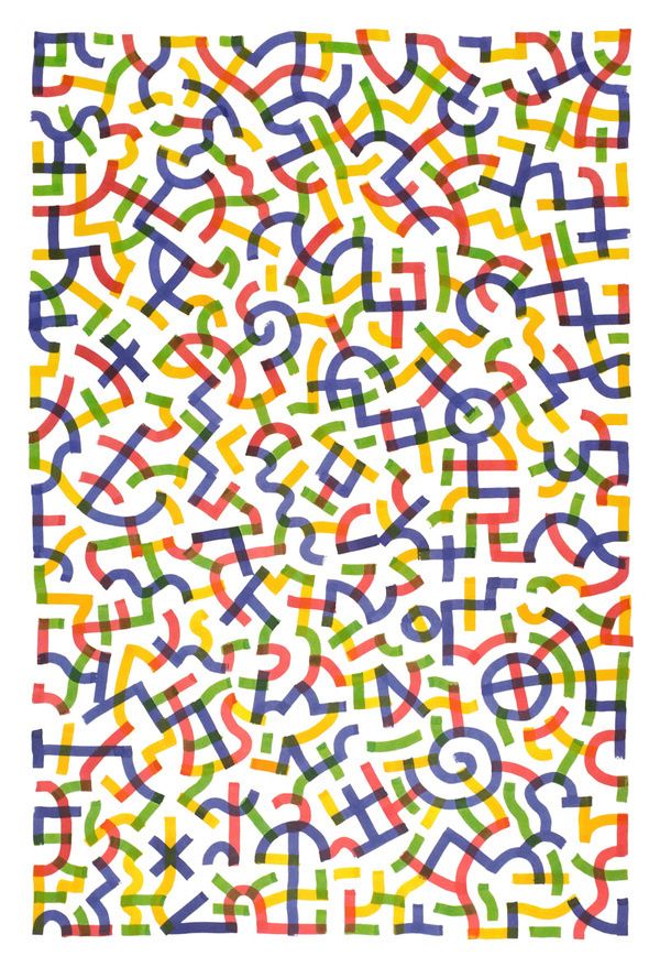 Off Screen II by Skip HurshThe process video for this piece is worth checking out too: http://vimeo.com/74176234#