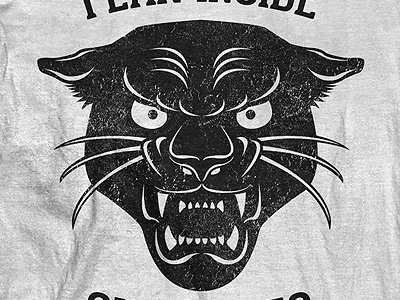 Drib-ta #classic #orange #illustration #panther #tiger