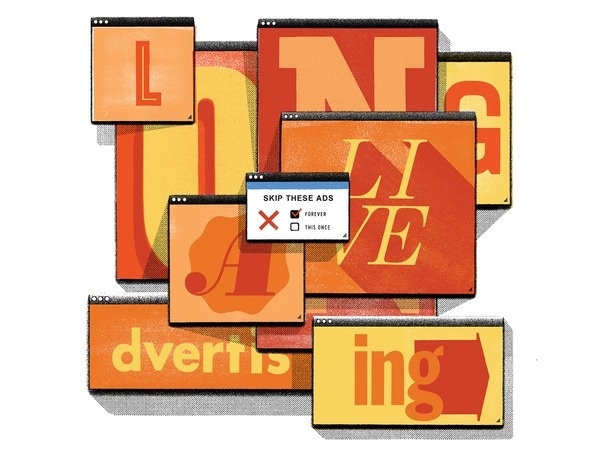 Wired Magazine Typography illustration by Mike McQuade #pop #illustration #up #window #typography