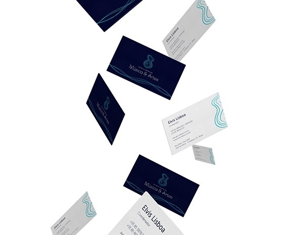 Escola Videira de Música e Artes | Identity on Behance #lines #churhc #branding #school #of #design #levileal #sound #music #logo #waves