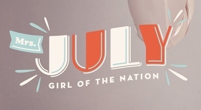 Calendar Girl on the Behance Network #calendar #design #army #typography