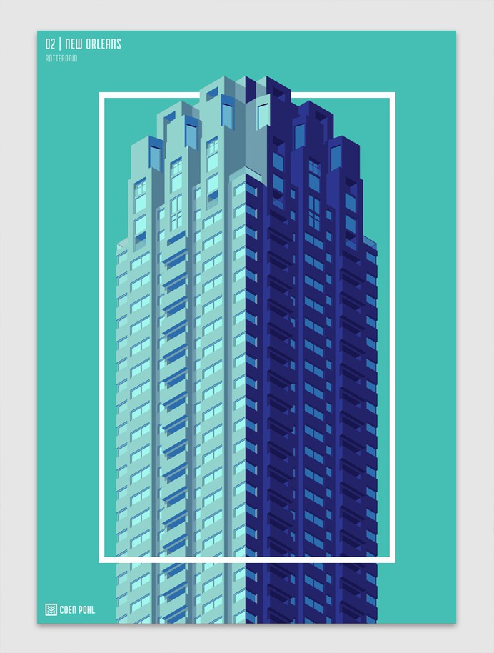 'New Orleans' (residence tower) – Rotterdam