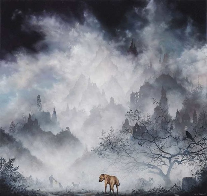 Axiom: Oil Paintings of Foggy Landscapes by Brian Mashburn