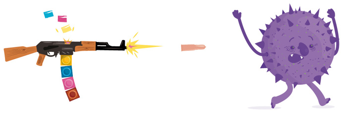 Love against HIV by Kommigraphics #character #design #illustration #animation #motion