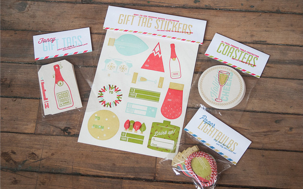 Lead Image #stickers #print #letterpress #tags #paper