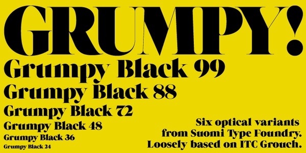 Grumpy™ - Webfont #font #typography