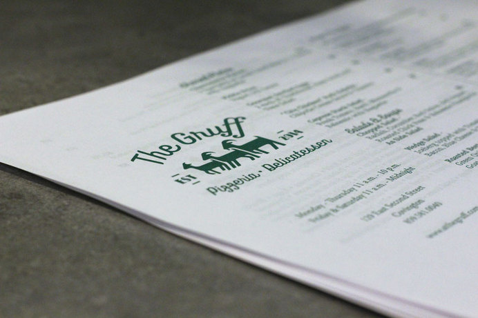 Carry-out menu #menu #gruff #the