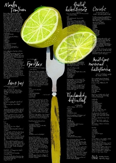 PACO-001.jpg (984×1378) #handwriting #bartling #sebastian #bacigalupe #litograph #moa #lemon #fork