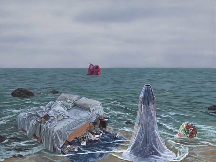 A Floating World: Surreal Acrylic Paintings by Lai Shengyu and Yang Xiaogang