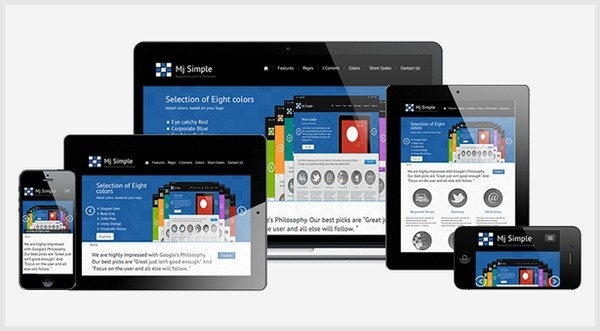 Mj Simple - Mobile Joomla Template #design #mobile #template #joomla #web #responhsive