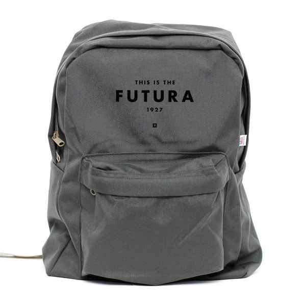 Backpack Futura 1927 Classic School Style Backpack Gray #futura #backpack #typography