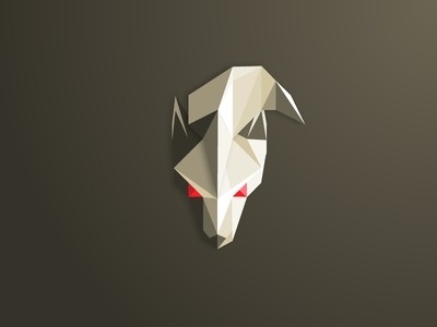 Low Poly Ninetales #triangulation #triangles