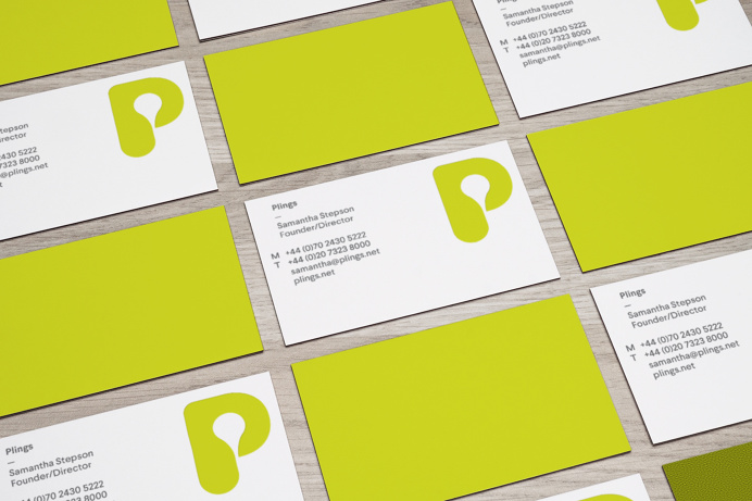 business card, identity, logo, print, stock, green