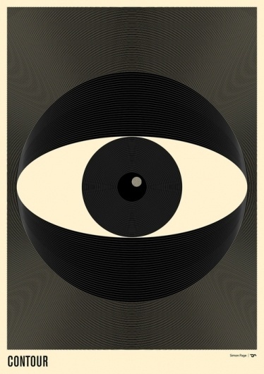 Contours | Society6 #page #black #simon #eye #poster