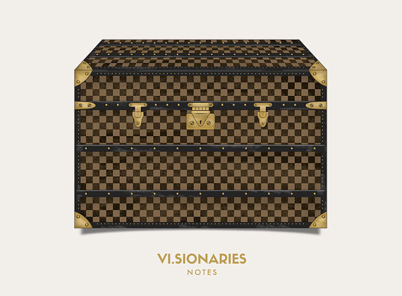 VI.SIONARIES trunk collection #trunk #card #luggage #louis #vuitton
