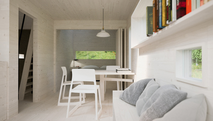 wild cabins wide open moxon architects designboom #cabin