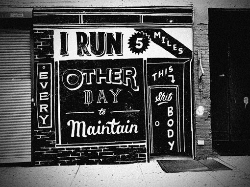 Design Work Life » cataloging inspiration daily #lettering #white #black #drawn #louis #type #hand #typography