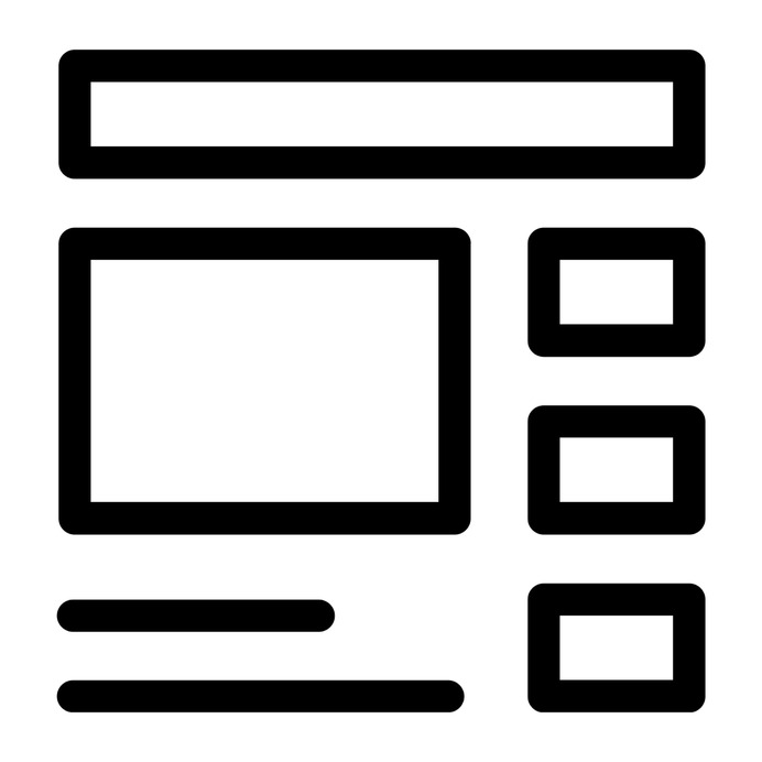 See more icon inspiration related to layout, design, web design, development, web development, columns, web, ui, interface and two on Flaticon.