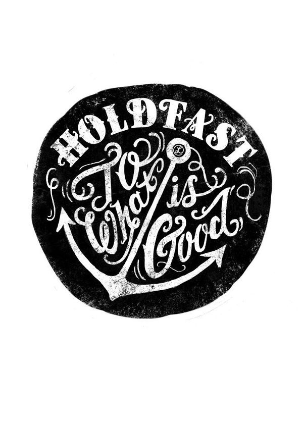 Hold Fast by Lisa Nicole #lettering