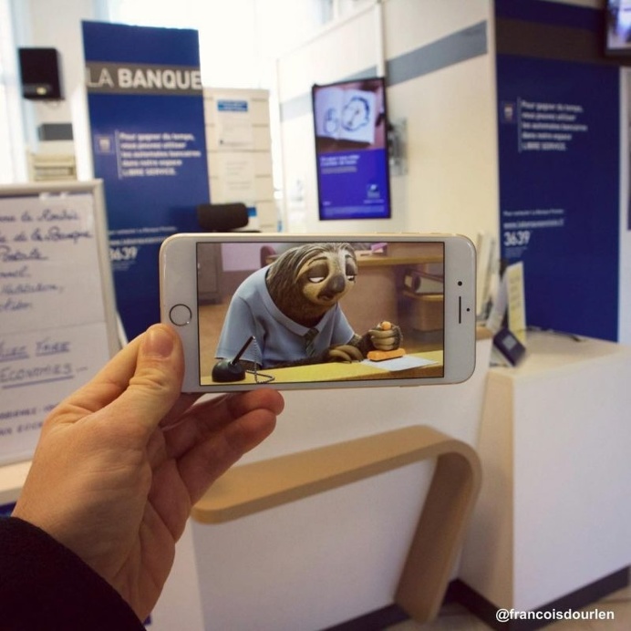 Instagram Art: François Dourlen Juxtaposes Pop Culture Characters Into Real-Life