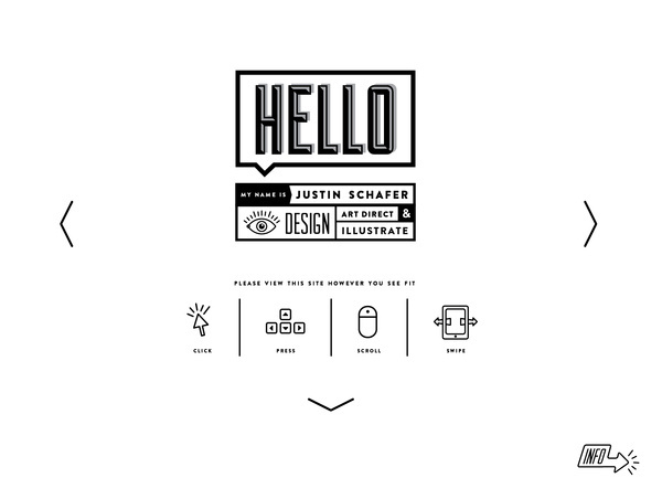 Hello #scroll #white #black #illustration #info #vintage #hello