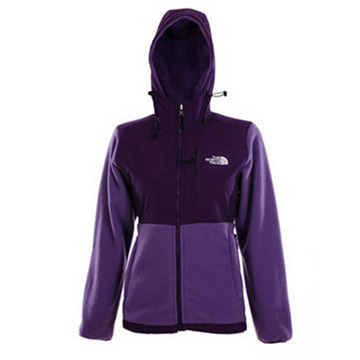 North Face Denali Fleece Hoodie Premiere Purple-Womens #fashion