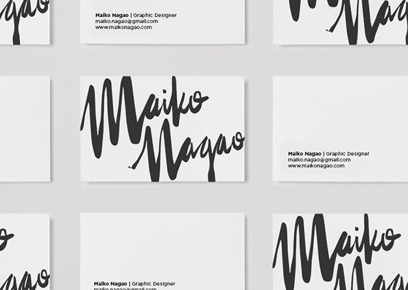 Maiko Nagao: New branding design by Maiko Nagao #inspiration #business #branding #card #design #graphic