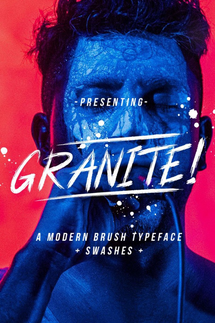 Granite Brush Font