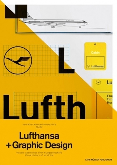 grain edit · modern graphic design inspiration blog + vintage graphics resource #yellow #design #graphic #black #airline #lufthansa