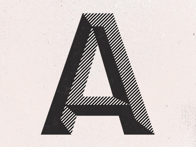 A_dribbble #one #color #black #typography