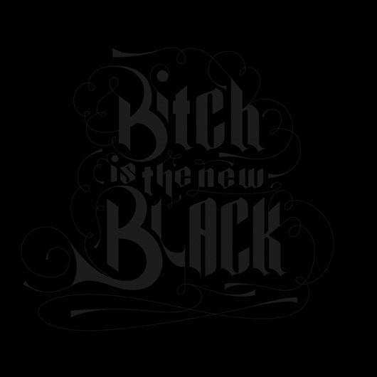 The Phraseology Project - I Love You #new #typography #design #is #the #black #phraseology #bitch