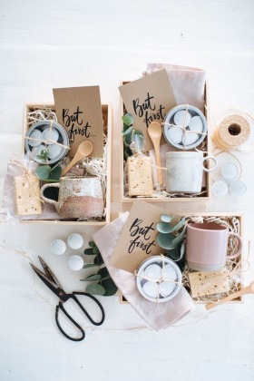 Make These Easy Gift Boxes For The Coffee Lover In Your Life - gift box ideas