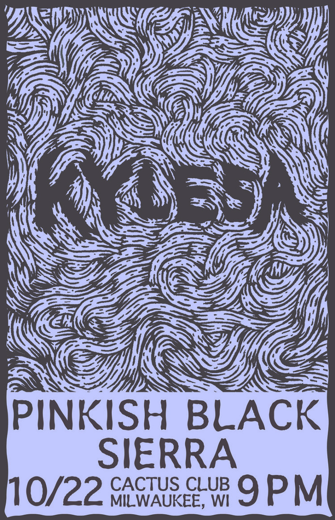 Keyless flyer - Matt Terrell #metal #flyer #milwaukee #kylesa #poster #show