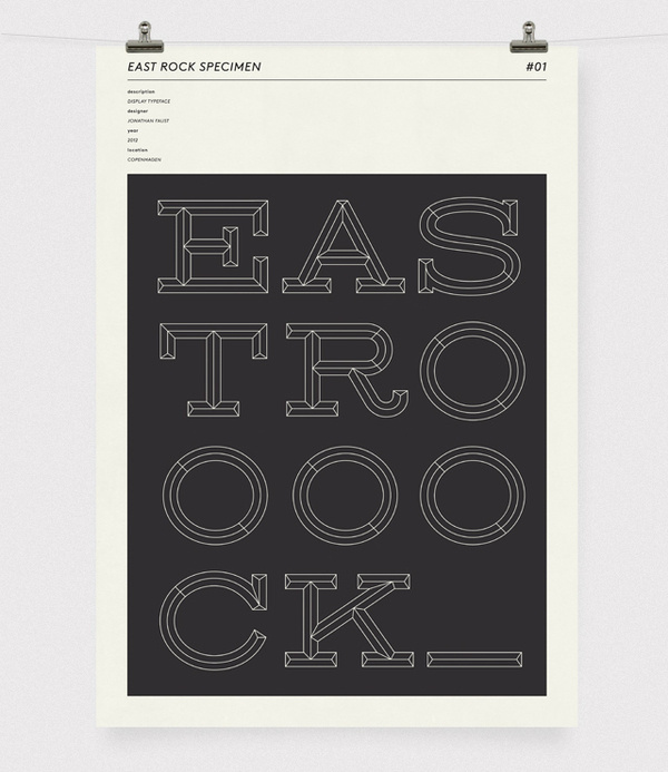 East Rock Faust #typography