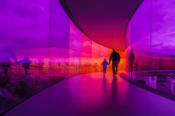 Rainbow panorama #aarhus #panorama #aros #denmark #rainbow