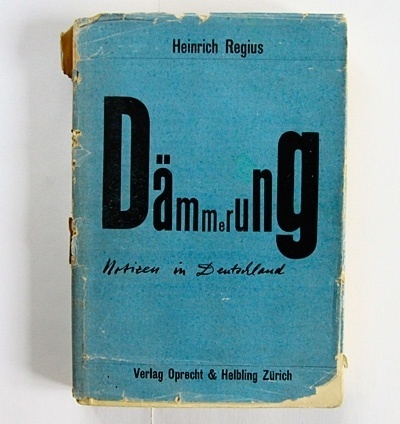 FFFFOUND! | felix - books • regius: dämmerung / notizen in deutschland • wiedler.ch #design #graphic