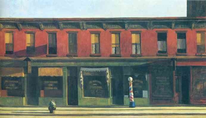Early Sunday Morning by Edward Hopper #art