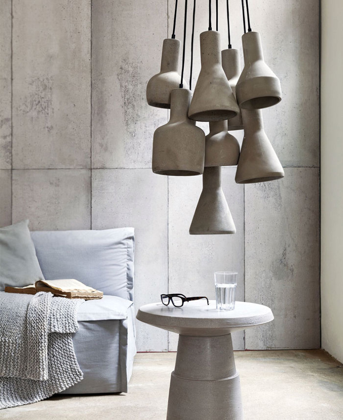 Decorative Concrete Design for Modern Interiors - #design, #productdesign, #industrialdesign, #objects, #concrete, #lamps