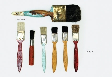 UPPERCASE - A Collection a Day #paintbrushes #organized