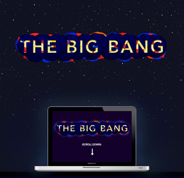 The Big Bang #infographic #big #the #webdesign #science #bang